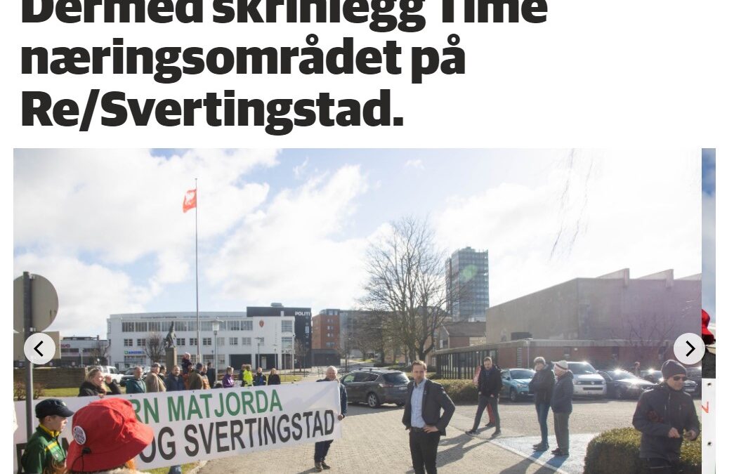 Viktig jordvernseier i Time